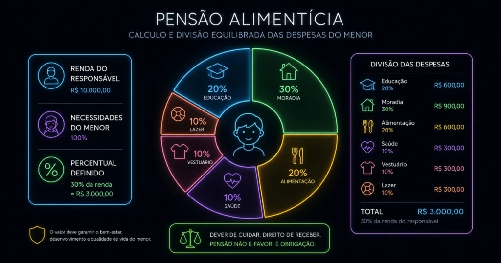 Comprovação de gastos escolares para definição do valor da pensão alimentícia